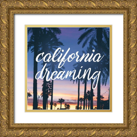 Insta G Gold Ornate Wood Framed Art Print with Double Matting by Alvarez, Cynthia