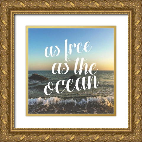 Insta K Gold Ornate Wood Framed Art Print with Double Matting by Alvarez, Cynthia