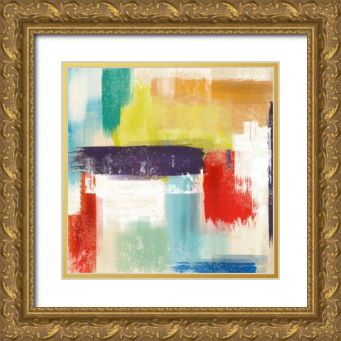 Contemp B Gold Ornate Wood Framed Art Print with Double Matting by Alvarez, Cynthia