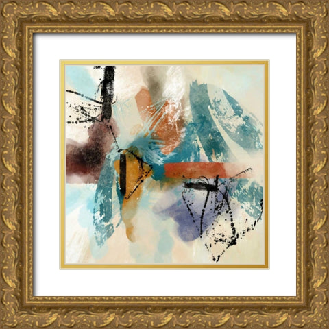 Mix B Gold Ornate Wood Framed Art Print with Double Matting by Alvarez, Cynthia