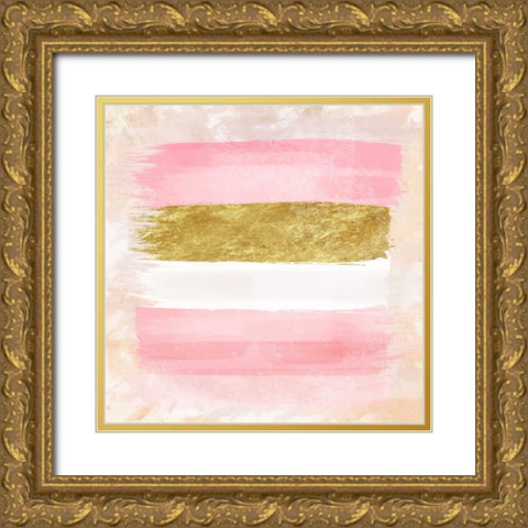 Fancy Nail Polish 1 Gold Ornate Wood Framed Art Print with Double Matting by Alvarez, Cynthia