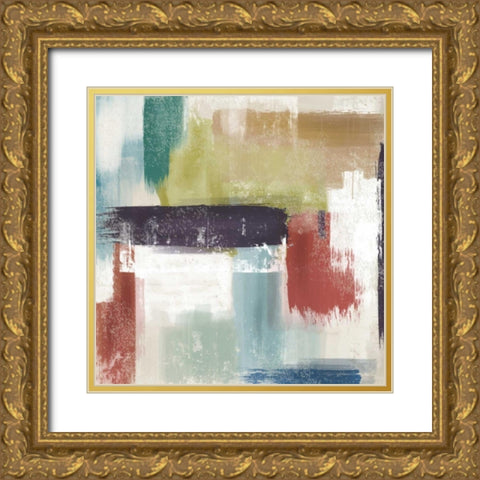 Topical 2 Gold Ornate Wood Framed Art Print with Double Matting by Alvarez, Cynthia