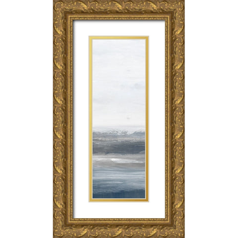 Rain V2 Gold Ornate Wood Framed Art Print with Double Matting by Brown, Denise