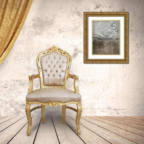 Inclination 2 Gold Ornate Wood Framed Art Print with Double Matting by Brown, Denise