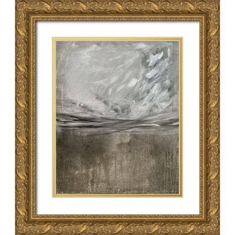Inclination 2 Gold Ornate Wood Framed Art Print with Double Matting by Brown, Denise