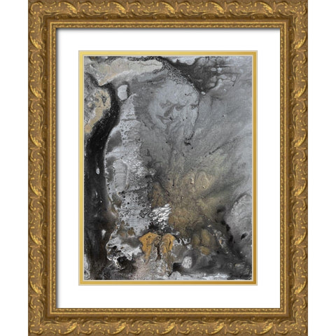 Emptiness Gold Ornate Wood Framed Art Print with Double Matting by Brown, Denise