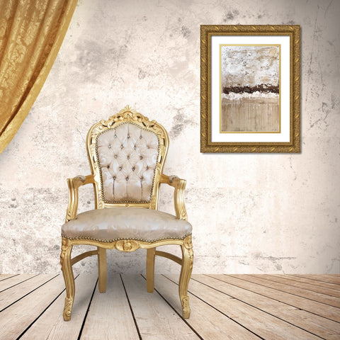 Rainy Day 2 Gold Ornate Wood Framed Art Print with Double Matting by Brown, Denise