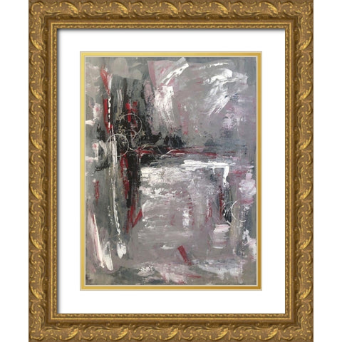 Remembrance Gold Ornate Wood Framed Art Print with Double Matting by Brown, Denise