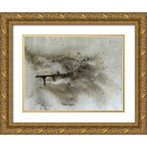 Stigma Gold Ornate Wood Framed Art Print with Double Matting by Brown, Denise