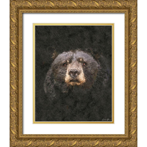I See You Gold Ornate Wood Framed Art Print with Double Matting by Brown, Denise