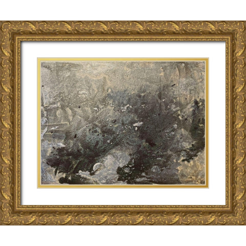 Distorted Reception 1 Gold Ornate Wood Framed Art Print with Double Matting by Brown, Denise