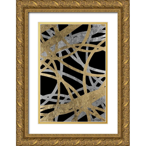 Traditional Radius 1 Gold Ornate Wood Framed Art Print with Double Matting by Brown, Denise