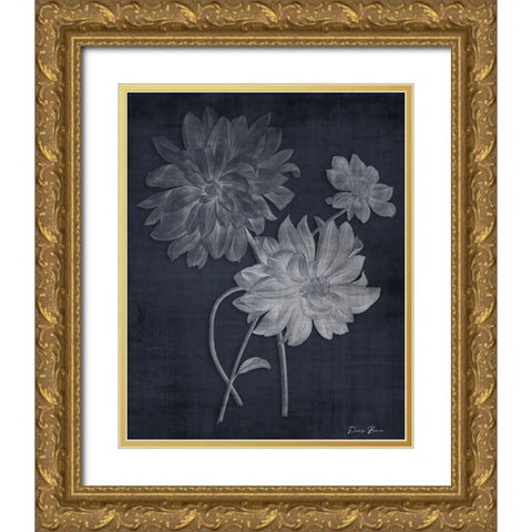 Botanical Edge 1 Gold Ornate Wood Framed Art Print with Double Matting by Brown, Denise