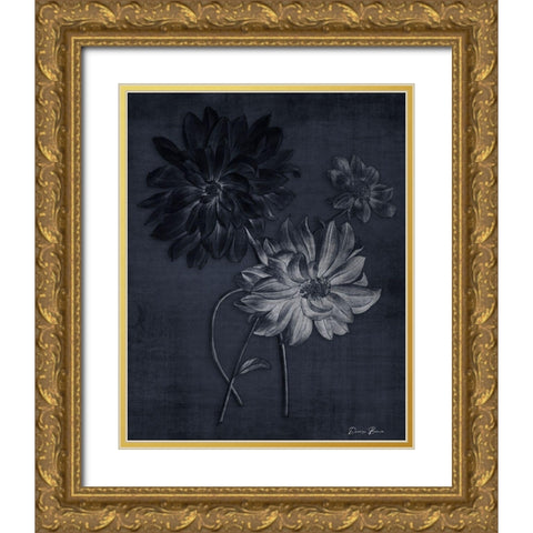 Botanical Edge 2 Gold Ornate Wood Framed Art Print with Double Matting by Brown, Denise