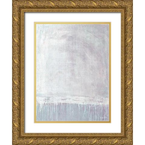Lilac Lane 1 Pantones 5 Gold Ornate Wood Framed Art Print with Double Matting by Brown, Denise