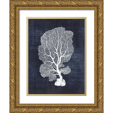 Sea Fan 1 Gold Ornate Wood Framed Art Print with Double Matting by Brown, Denise