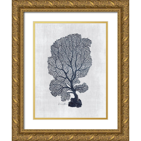 Sea Fan 2 Gold Ornate Wood Framed Art Print with Double Matting by Brown, Denise