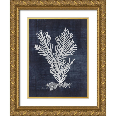 Sea Fan 2 Gold Ornate Wood Framed Art Print with Double Matting by Brown, Denise