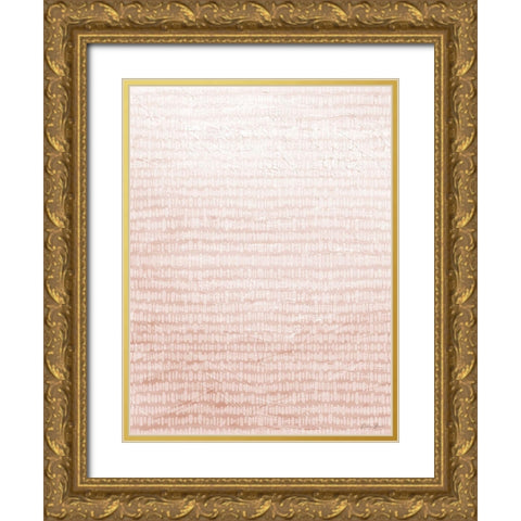 Quiet Waves 1 Gold Ornate Wood Framed Art Print with Double Matting by Brown, Denise
