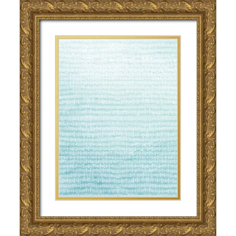 Quiet Waves 2 Gold Ornate Wood Framed Art Print with Double Matting by Brown, Denise