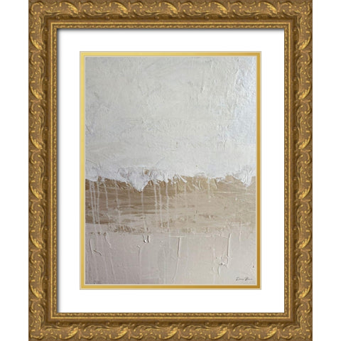 Tranquility 1 Gold Ornate Wood Framed Art Print with Double Matting by Brown, Denise