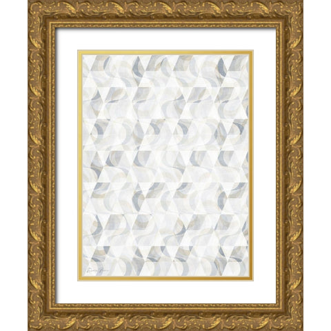Modern Combination Gold Ornate Wood Framed Art Print with Double Matting by Brown, Denise