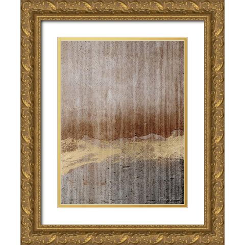 Modern Metallic Gold Ornate Wood Framed Art Print with Double Matting by Brown, Denise