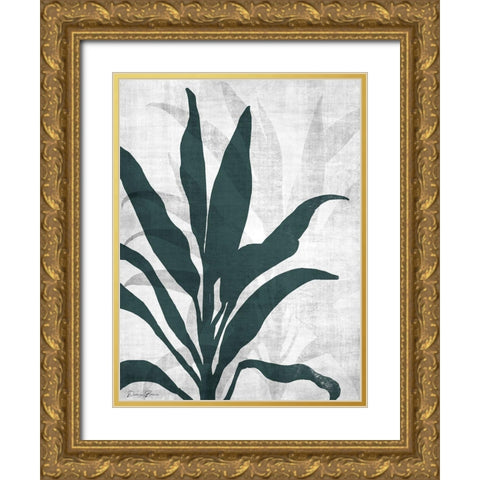 Urban Greenery 1 Gold Ornate Wood Framed Art Print with Double Matting by Brown, Denise