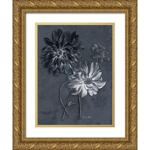 Tranquil Botanical 1 Gold Ornate Wood Framed Art Print with Double Matting by Brown, Denise