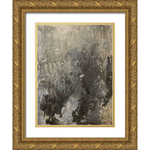 Distorted Reception 2 Gold Ornate Wood Framed Art Print with Double Matting by Brown, Denise