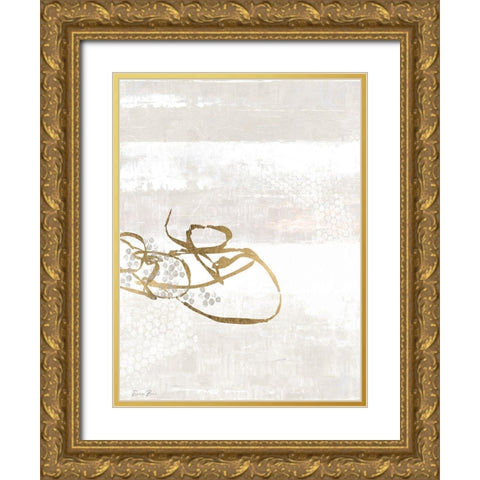 Overcome Gold Ornate Wood Framed Art Print with Double Matting by Brown, Denise