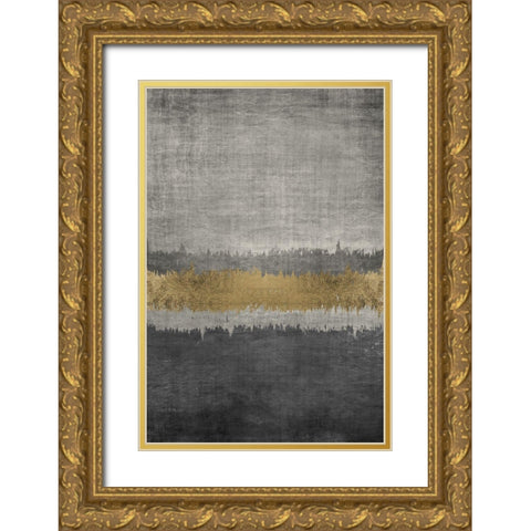 Promise Gold Ornate Wood Framed Art Print with Double Matting by Brown, Denise