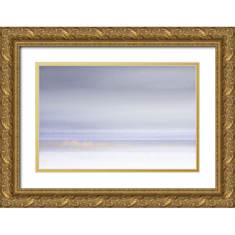 Lilac Horizon Gold Ornate Wood Framed Art Print with Double Matting by Brown, Denise