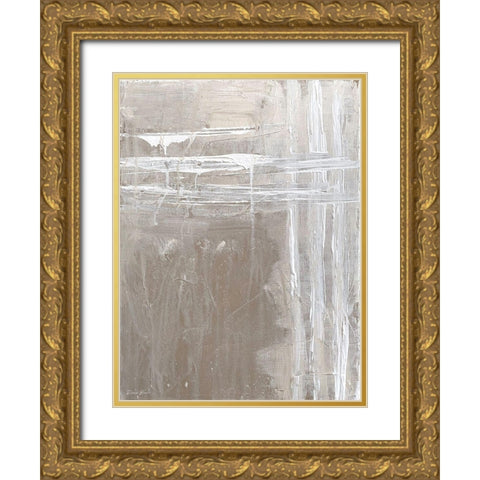 Boundaries Gold Ornate Wood Framed Art Print with Double Matting by Brown, Denise