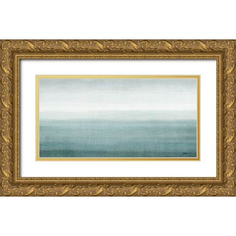 Inner Peace V2 Gold Ornate Wood Framed Art Print with Double Matting by Brown, Denise