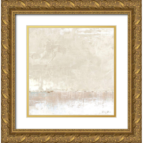Better Days Gold Ornate Wood Framed Art Print with Double Matting by Brown, Denise