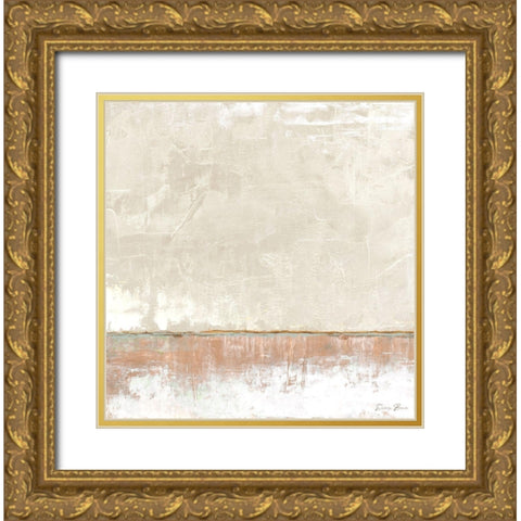 Better Days 2.0 Flat Gold Ornate Wood Framed Art Print with Double Matting by Brown, Denise