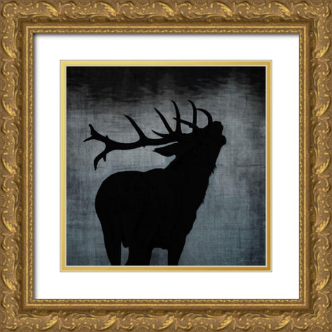 The Call Gold Ornate Wood Framed Art Print with Double Matting by Brown, Denise