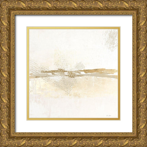 Courageous Gold Ornate Wood Framed Art Print with Double Matting by Brown, Denise