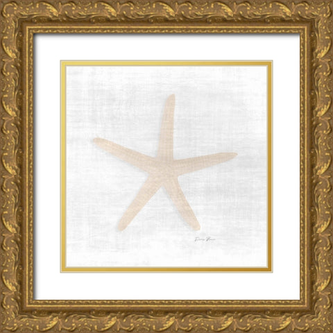Coastal Waters 2 V3 Gold Ornate Wood Framed Art Print with Double Matting by Brown, Denise