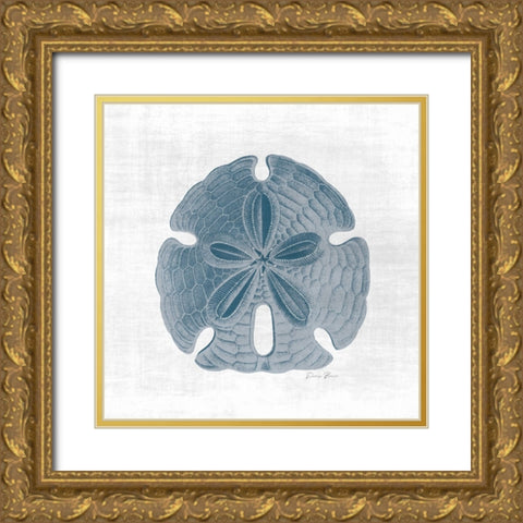 Coastal Waters 3 V3 Gold Ornate Wood Framed Art Print with Double Matting by Brown, Denise