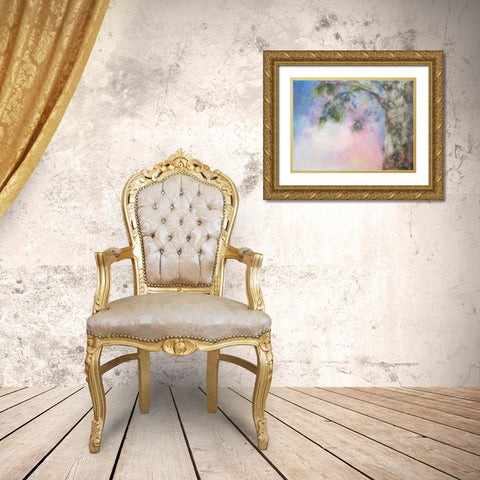 Une Petite Brise Dans Les Branches 1824 Gold Ornate Wood Framed Art Print with Double Matting by Charest, Doris