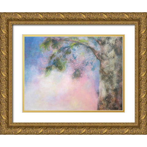 Une Petite Brise Dans Les Branches 1824 Gold Ornate Wood Framed Art Print with Double Matting by Charest, Doris