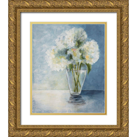Austere Arrangement Gold Ornate Wood Framed Art Print with Double Matting by Charest, Doris