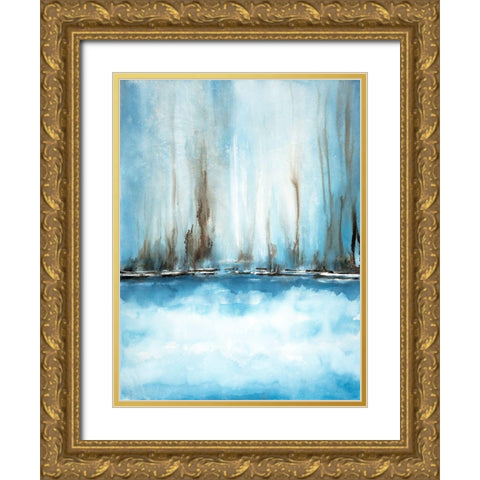 Breakthrough 1 Gold Ornate Wood Framed Art Print with Double Matting by Charest, Doris