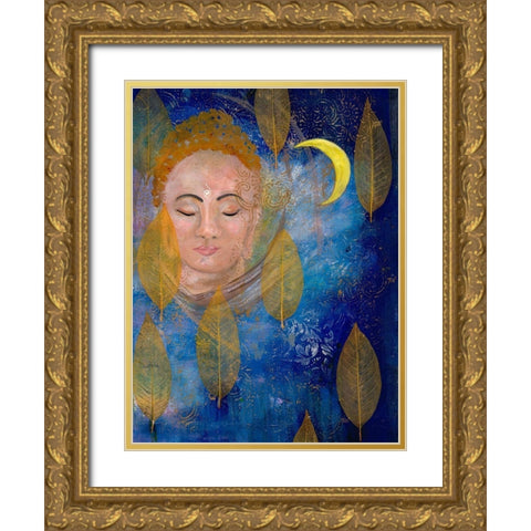 Calm Meditation 2 Gold Ornate Wood Framed Art Print with Double Matting by Charest, Doris