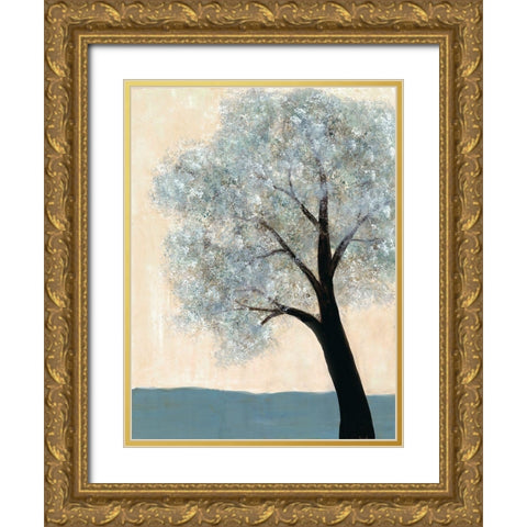 Dawning Tree 1 Gold Ornate Wood Framed Art Print with Double Matting by Charest, Doris