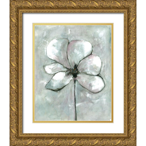 Vapor Bloom 1 Gold Ornate Wood Framed Art Print with Double Matting by Charest, Doris