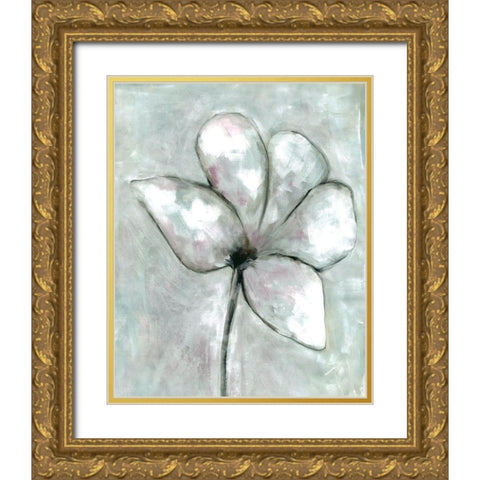 Vapor Bloom 2 Gold Ornate Wood Framed Art Print with Double Matting by Charest, Doris