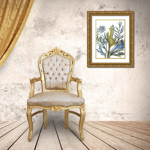Underwater Spectacle 1 Gold Ornate Wood Framed Art Print with Double Matting by Charest, Doris